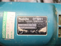 Accu multitool makita dtm51 - afbeelding 2 van  2
