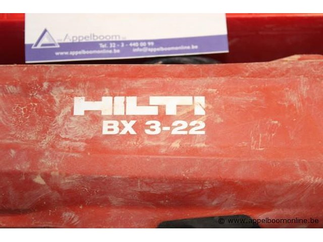 Accu nagelpistool (beton-/staalspijker) – hilti - afbeelding 2 van  2