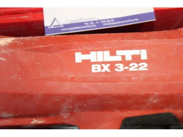 Accu nagelpistool (beton-/staalspijker) – hilti - afbeelding 2 van  2