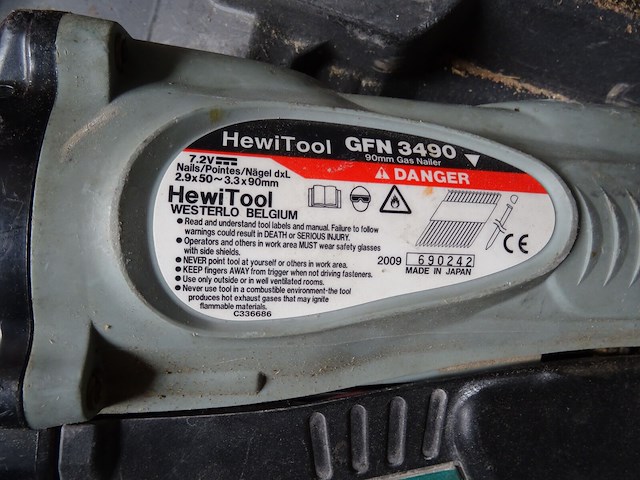 Accu nagelschieter hewitool - afbeelding 3 van  3