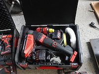 Accu poliermachine milwaukee + accu vijsmachine milwaukee