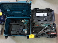 Accu reciperozaag parkside + accu slagmoersleutel makita