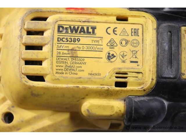 Accu reciprozaag dewalt dcs389 - afbeelding 3 van  3