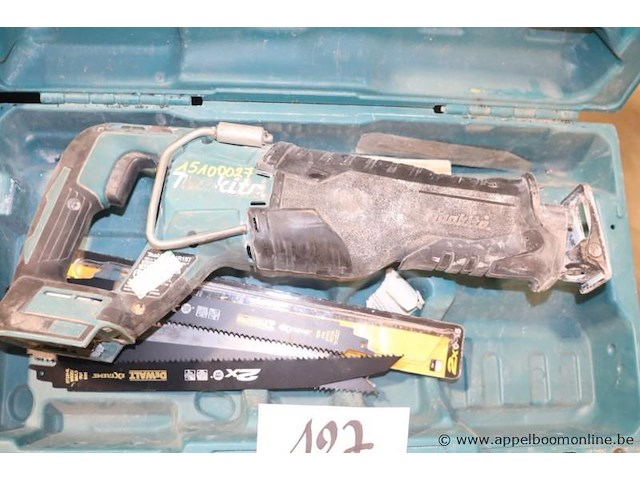 Accu reciprozaag makita djr187, zonder batterij - afbeelding 2 van  3