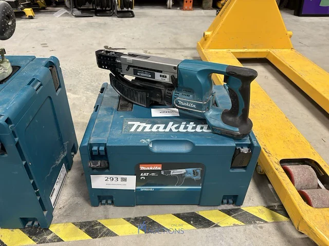 Accu schroefautomaat makita dfr550 in pvc opbergkoffer - afbeelding 1 van  5