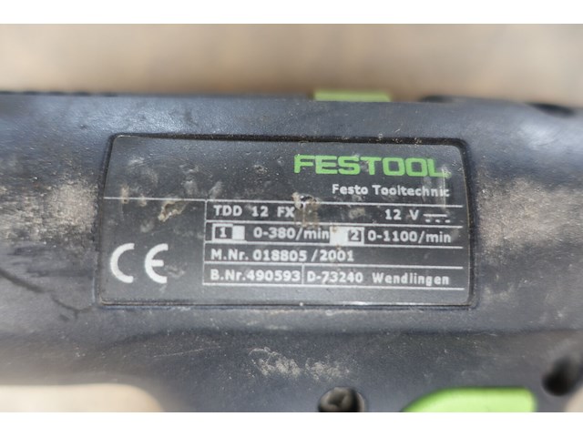 Accu schroefboormachine festool - afbeelding 3 van  4