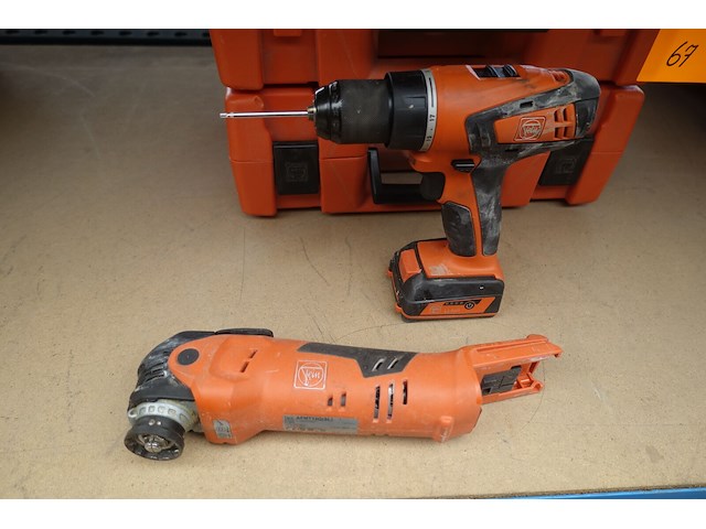 Accu schroefboormachine & multitool fein - afbeelding 1 van  3