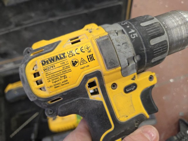 Accu schroefmachine dewalt dcd791 - afbeelding 3 van  8