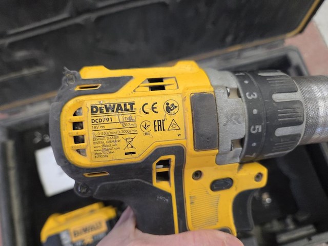 Accu schroefmachine dewalt dcd791 - afbeelding 4 van  10