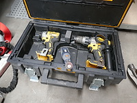 Accu schroefmachine en slagmoersleutel dewalt