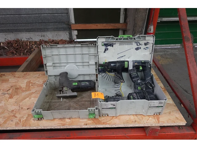 Accu schroefmachine festool & decoupeerzaag - afbeelding 1 van  5