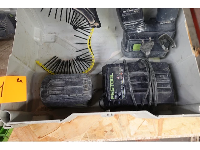Accu schroefmachine festool & decoupeerzaag - afbeelding 4 van  5