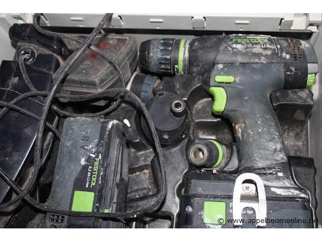 Accu schroefmachine festool plus lader en batterij - afbeelding 2 van  2