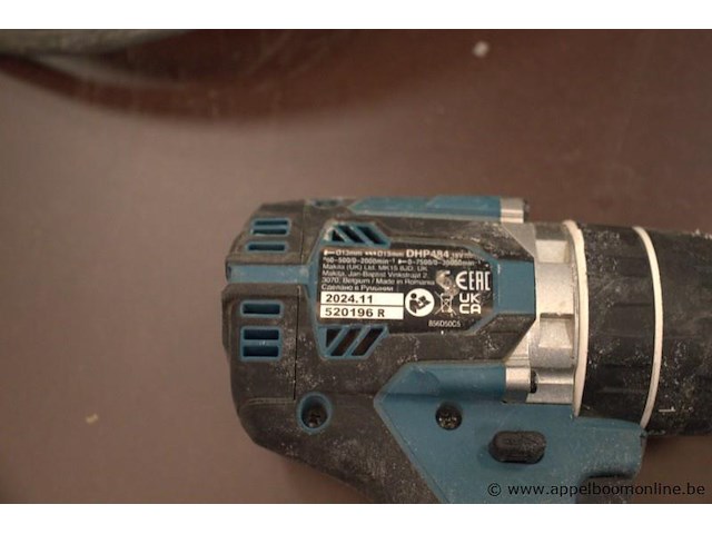 Accu schroefmachine makita dhp484, vv oplader - afbeelding 2 van  2