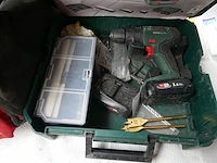 Accu schroefmachine met koffer bosch + divers werkgereedschap - afbeelding 2 van  8