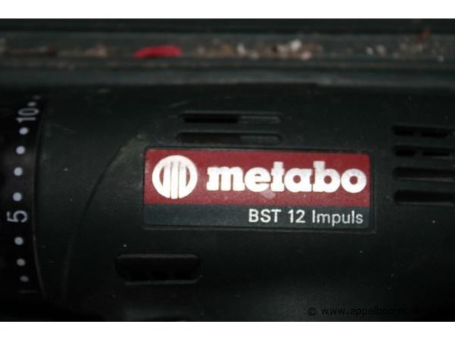 Accu schroefmachine metabo, bst 12 impuls plus lader - afbeelding 2 van  2