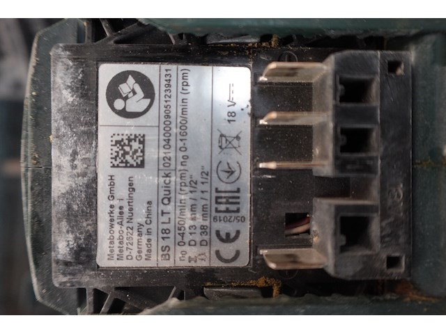 Accu schroefmachine metabo - afbeelding 3 van  3