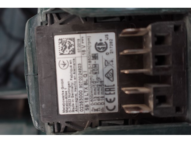 Accu schroefmachine metabo - afbeelding 3 van  3