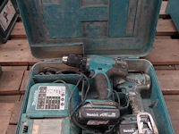 Accu schroefmachine+ slagmoermachine makita - afbeelding 1 van  6