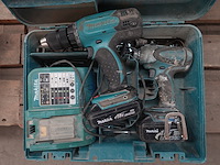 Accu schroefmachine+ slagmoermachine makita - afbeelding 2 van  6