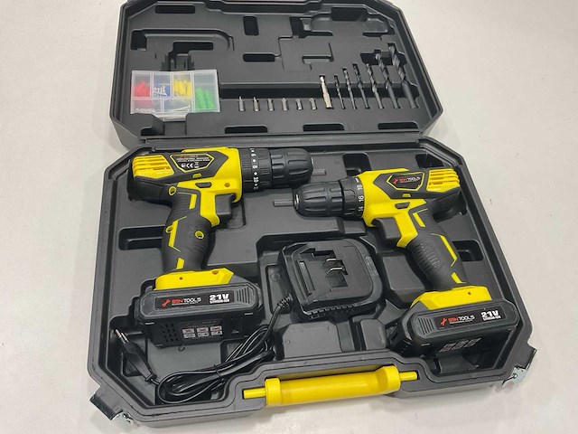 Accu schroefmachines in koffer - afbeelding 3 van  4