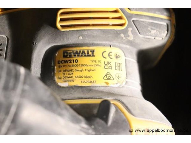 Accu schuurmachine dewalt dcw210 - afbeelding 2 van  2
