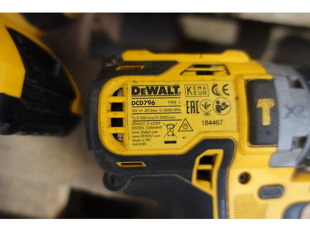Accu set dewalt - afbeelding 5 van  8