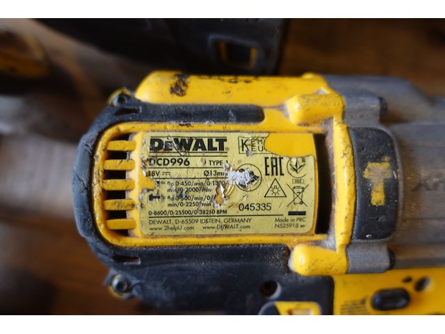 Accu set dewalt - afbeelding 3 van  8