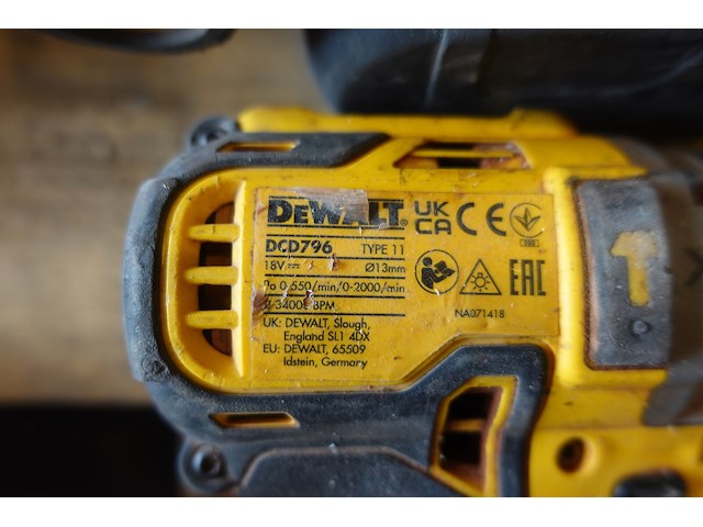 Accu set dewalt - afbeelding 3 van  8