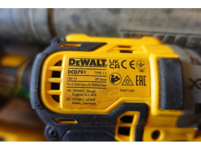 Accu set dewalt - afbeelding 7 van  9