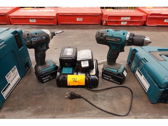 Accu set makita - afbeelding 1 van  6