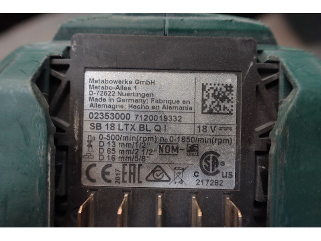 Accu set metabo - afbeelding 2 van  8