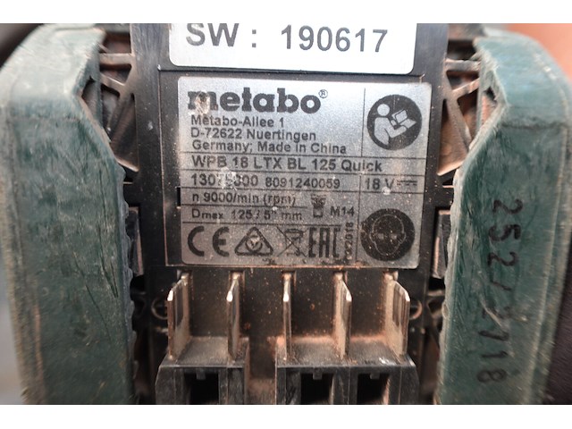 Accu set metabo - afbeelding 8 van  8