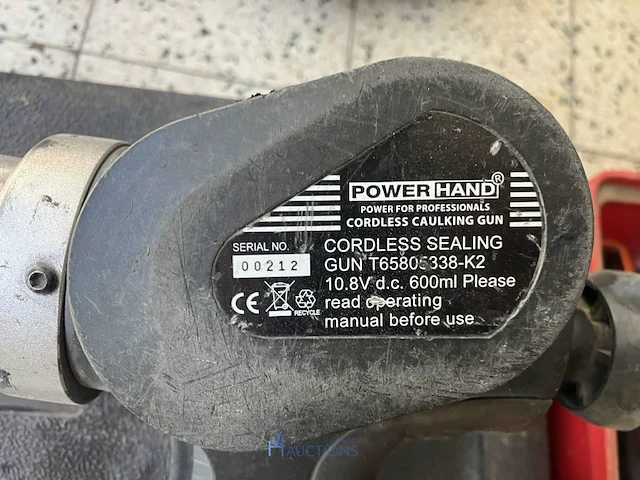 Accu siliconenspuit powerhand - afbeelding 2 van  2