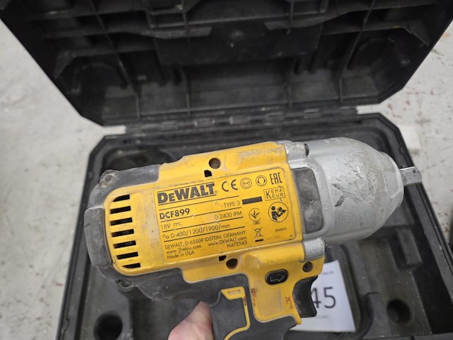 Accu slagmoermachine dewalt dcf899 - afbeelding 3 van  5