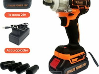 Accu slagmoersleutel - afbeelding 1 van  5