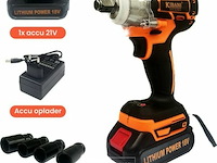 Accu slagmoersleutel - afbeelding 1 van  6