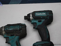 Accu slagschroevendraaier - makita - dtd154 accuboormachine - makita - dhp481 accu - makita - 18v 5.0ah - afbeelding 2 van  5