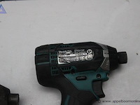Accu slagschroevendraaier - makita - dtd154 accuboormachine - makita - dhp481 accu - makita - 18v 5.0ah - afbeelding 3 van  5
