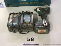 Accu slagschroevendraaier - makita - dtd154 oplader - makita - dc18rc