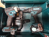 Accu slagschroevendraaier + boormachine makita