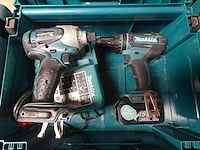 Accu slagschroevendraaier + boormachine makita