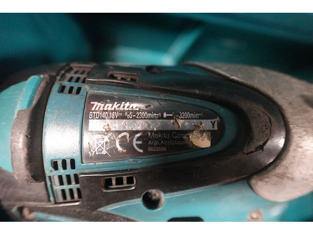 Accu slagschroevendraaier + boormachine makita - afbeelding 5 van  6