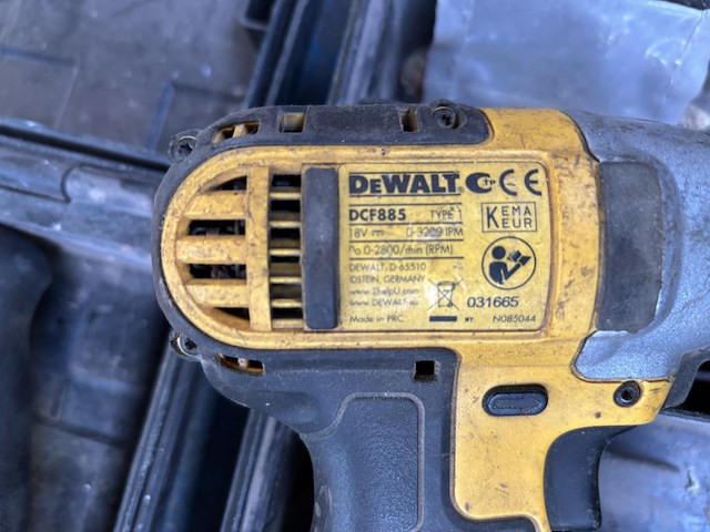 Accu slagschroevendraaier dcp 885+schroefmachine dcd 925 dewalt - afbeelding 3 van  3