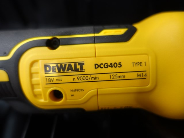 Accu slijpschijfmachine dewalt - afbeelding 2 van  2