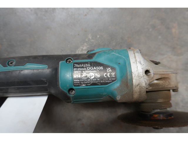 Accu slijpschijfmachine makita - afbeelding 3 van  6