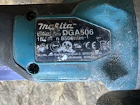 Accu slijptol makita dga 506 - afbeelding 2 van  2