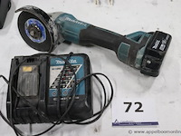 Accu slijptol makita dga506, vv oplader, werking niet gekend - afbeelding 1 van  4