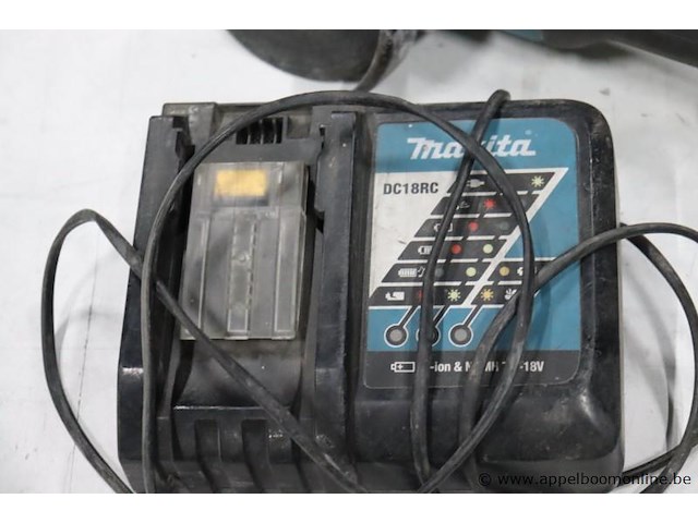 Accu slijptol makita dga506, vv oplader, werking niet gekend - afbeelding 2 van  4