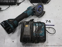 Accu slijptol makita dga506, vv oplader, werking niet gekend - afbeelding 1 van  4